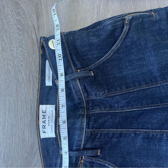 Frame Denim Indigo Flare Jeans - Picture 8 of 8